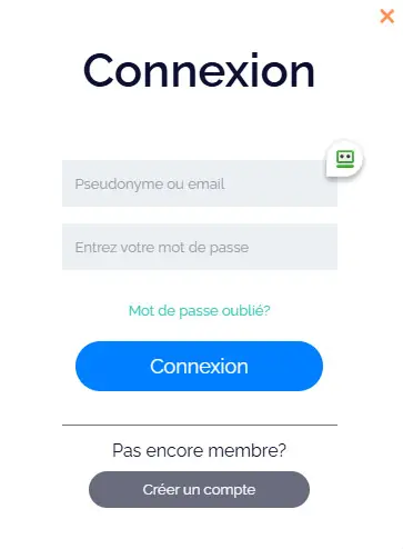 Connexion des membres du Casino Action