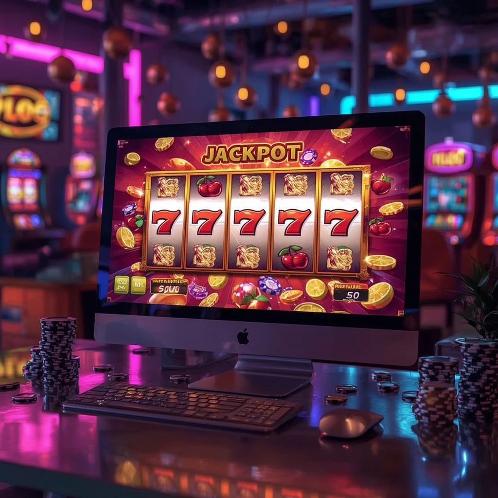slots sur le moniteur CASINO ACTION