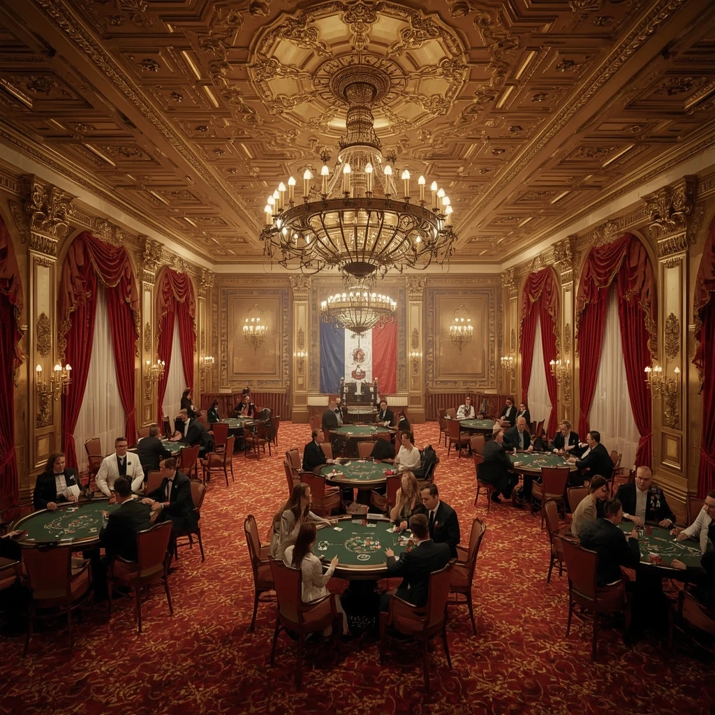 Le casino et le drapeau français Casino Action